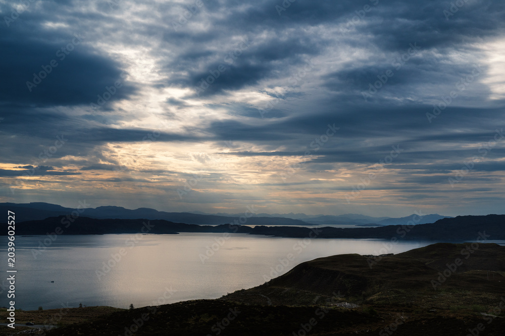 Fototapeta premium The magical landscape between Glencoe and the Isle of Skye