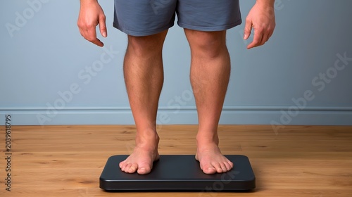 A portrait of a person wearing casual shorts in a bright studio setting