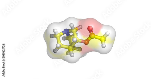 Foto Aceclidine, ophthalmic drug / cholinergic muscarinic agonist for presbyopia mana