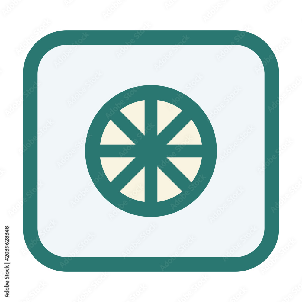 Obraz premium Vault Vector SECRET VAULT Minimal Flat Line Vector Icon