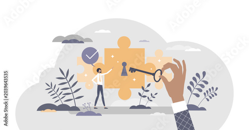 Photos Potential achievement and open unrealized power or talent tiny person concept, transparent background