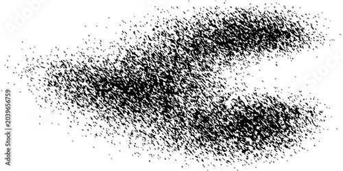 Photos Abstract Black Particle Swarm Texture High-Contrast Background With Dynamic Spec