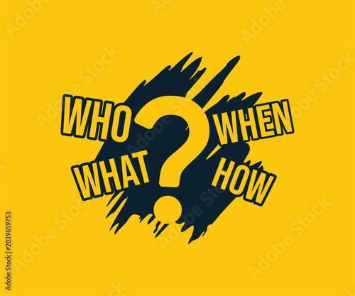 Modern question mark sign problem solution background