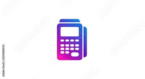 Point of sale payment terminal icon