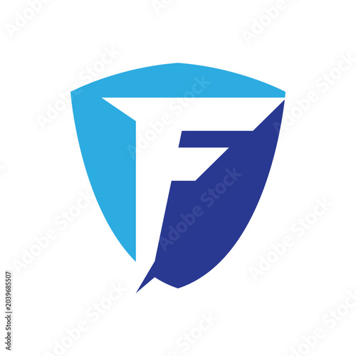 Abstract Letter F Logo