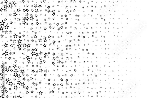 Abstract grey stars pattern fading background