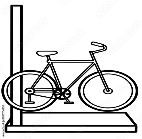 bicycle vector illustration