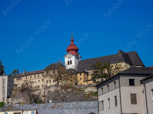 Obraz na płótnie Stift Nonnberg (Nonnberg Abbey), Salzburg, Austria - Filming location for 'The S
