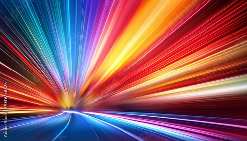 A Vibrant And Dynamic Abstract Fluid Art Piece Captures The Mesmerizing Interplay