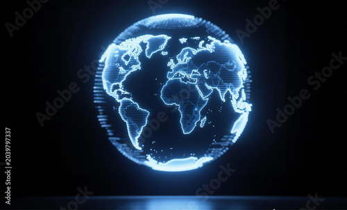 planet earth in space