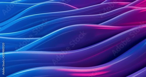 Abstract wavy surface with gradient coloration