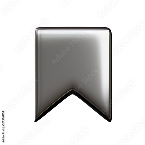 Billede på lærred 3d icon chrome bookmark saved