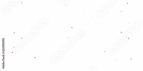 Schilderij op canvas Scattered Gold Confetti Pattern On White Background Delicate Design