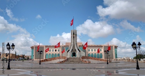Cuadro en lienzo centre historique de Tunis en Tunisie
