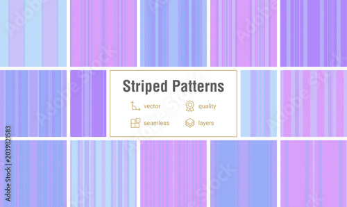 Foto Striped bundle for ties and neck accessories