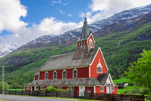 Olden church, Olden, Vestland, Norway