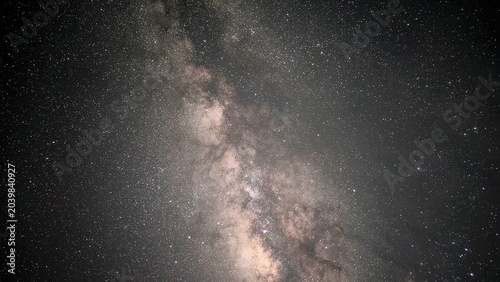 фотографія Stunning astrophotography capturing the glowing core of the Milky Way galaxy in a dark, clear night sky above a peaceful natural landscape