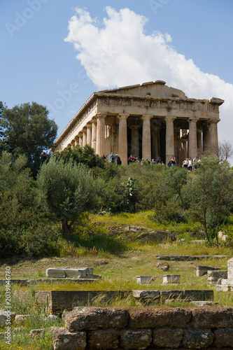 Bild auf Leinwand temple of hephaestus