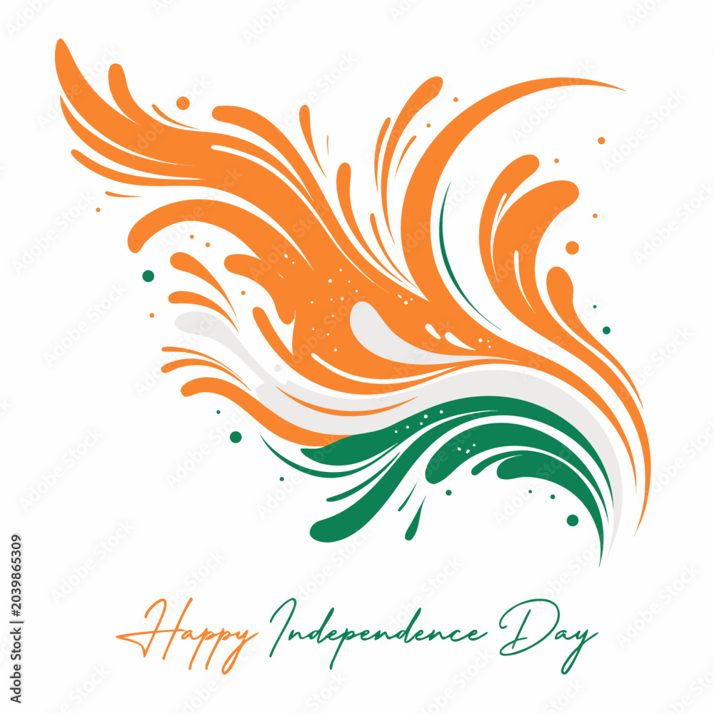 Fototapeta premium happy independence day
