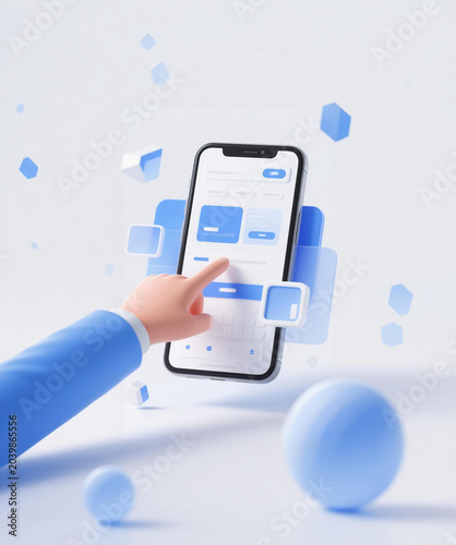 mobile phone with message