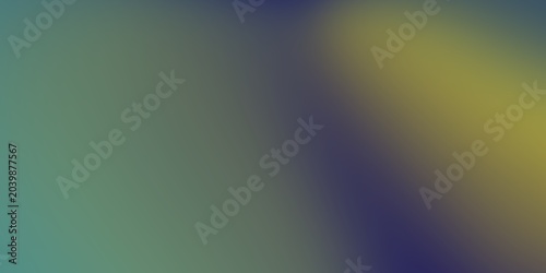 Abstract gradient background with smooth transition of dark blue and olive green colors for design projects