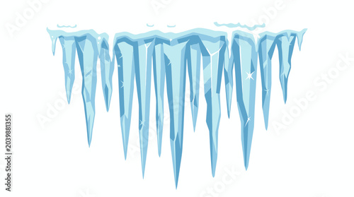 icicles hanging from a roof.