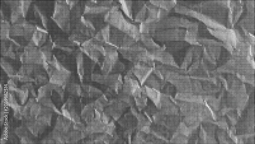 Canvas Print A close-up view of crumpled paper texture fills the entire frame