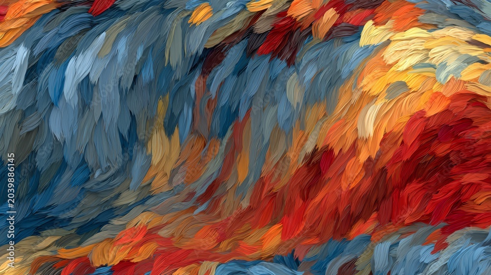 Obraz premium Contemporary Multicolor Abstract Painted Background