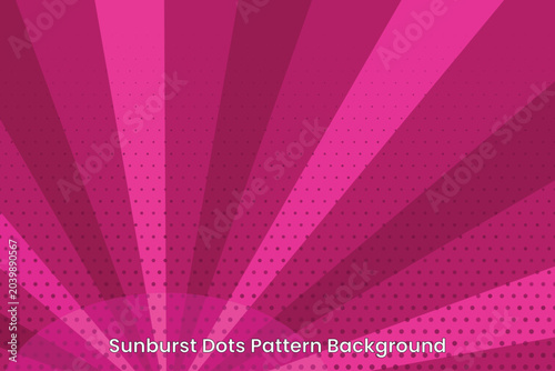 Sunburst Dots Background 1