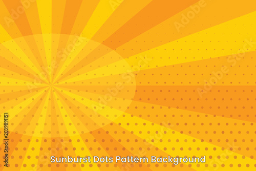 Sunburst Dots Background 3