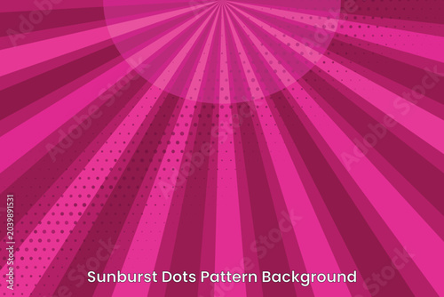 Sunburst Dots Background 7