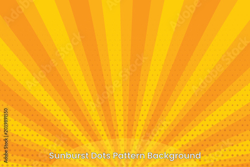 Sunburst Dots Background 6