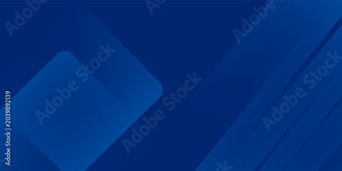 Картината върху платно Abstract blue background with glowing geometric lines