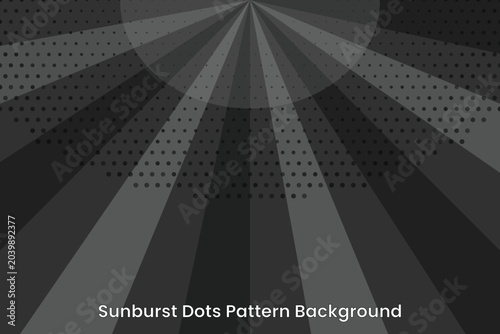 Sunburst Dots Background 12