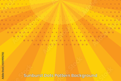 Sunburst Dots Background 15