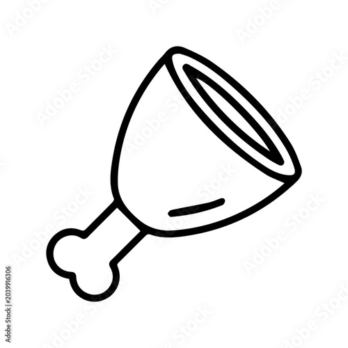 Photography Ham hock icon