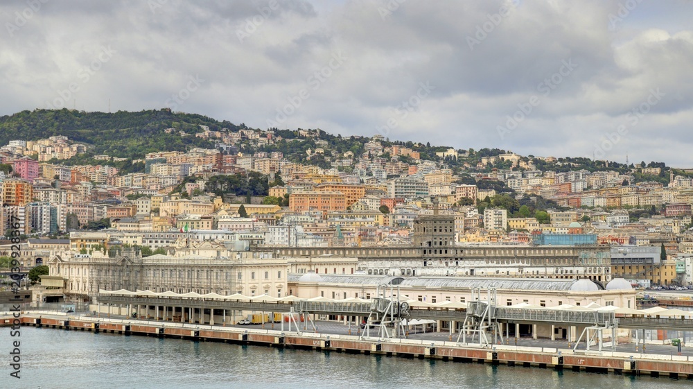 Obraz premium port de gênes en Italie