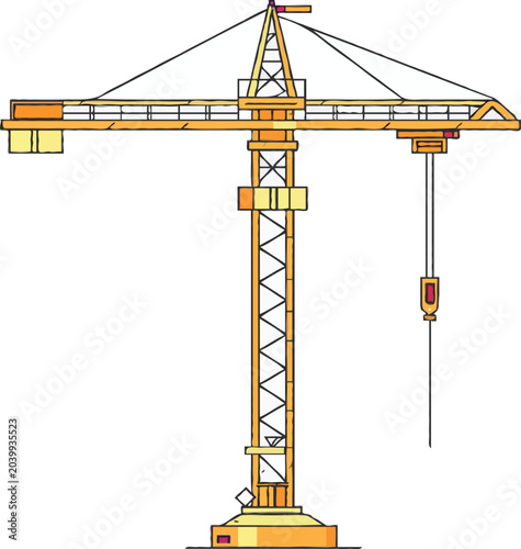 crane vector art