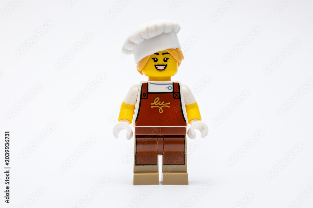 Obraz premium A minifigure of a chocolatier