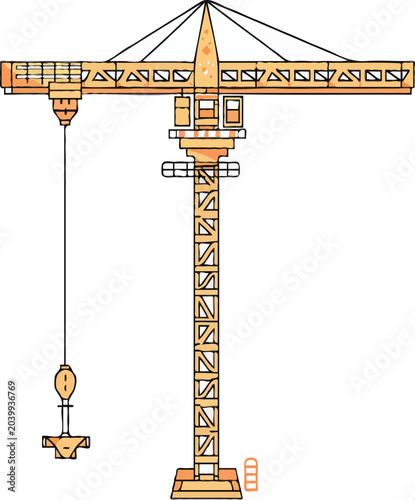 crane vector art