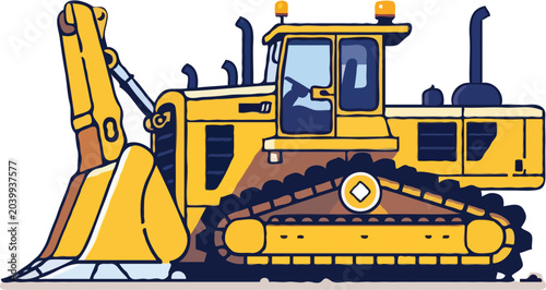 bulldozer for construction