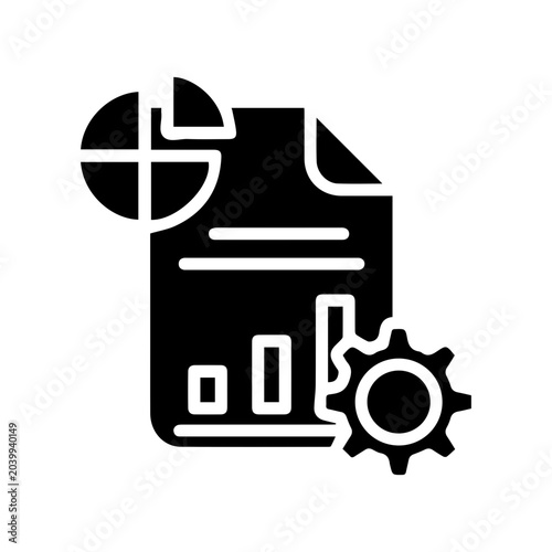 Business analytics icon