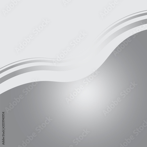 white wave curve, gray wave angle shape for elements.vector