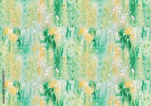Spring Meadow Watercolor