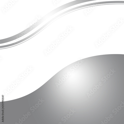 white wave curve, gray wave angle shape for elements.vector