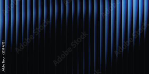 Cuadro en lienzo 3D abstract background, illuminated by dynamic blue light waves shifting across it