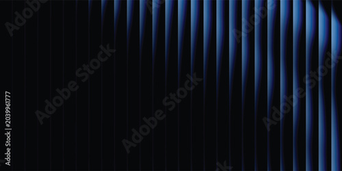 Cuadro en lienzo 3D abstract background, illuminated by dynamic blue light waves shifting across it
