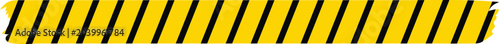 Yellow tape caution border with road line warning paintbrush strokes forming rough pastel crayon pattern resembling charcoal squiggle wax texture suited for school chalkboard kindergarten design.