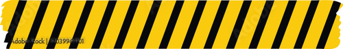 Yellow tape caution border with road line warning paintbrush strokes forming rough pastel crayon pattern resembling charcoal squiggle wax texture suited for school chalkboard kindergarten design.