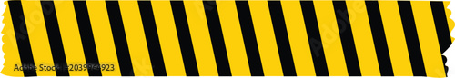 Yellow tape caution border with road line warning paintbrush strokes forming rough pastel crayon pattern resembling charcoal squiggle wax texture suited for school chalkboard kindergarten design.